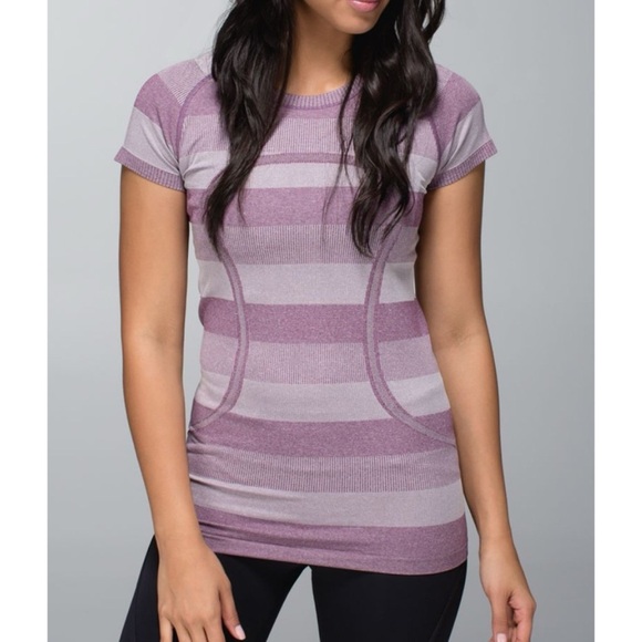 Lululemon Run Swiftly Tech Short Sleeve Plum - Picture 1 of 6